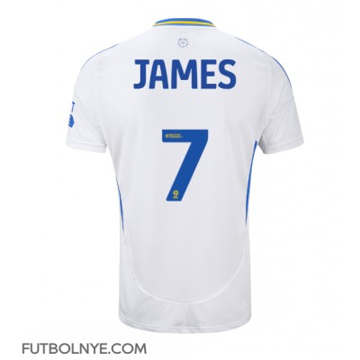 Camiseta Leeds United Daniel James #7 Primera Equipación 2024-25 manga corta Camiseta Leeds United Daniel James #7 Primera Equipación 2024-25 manga corta